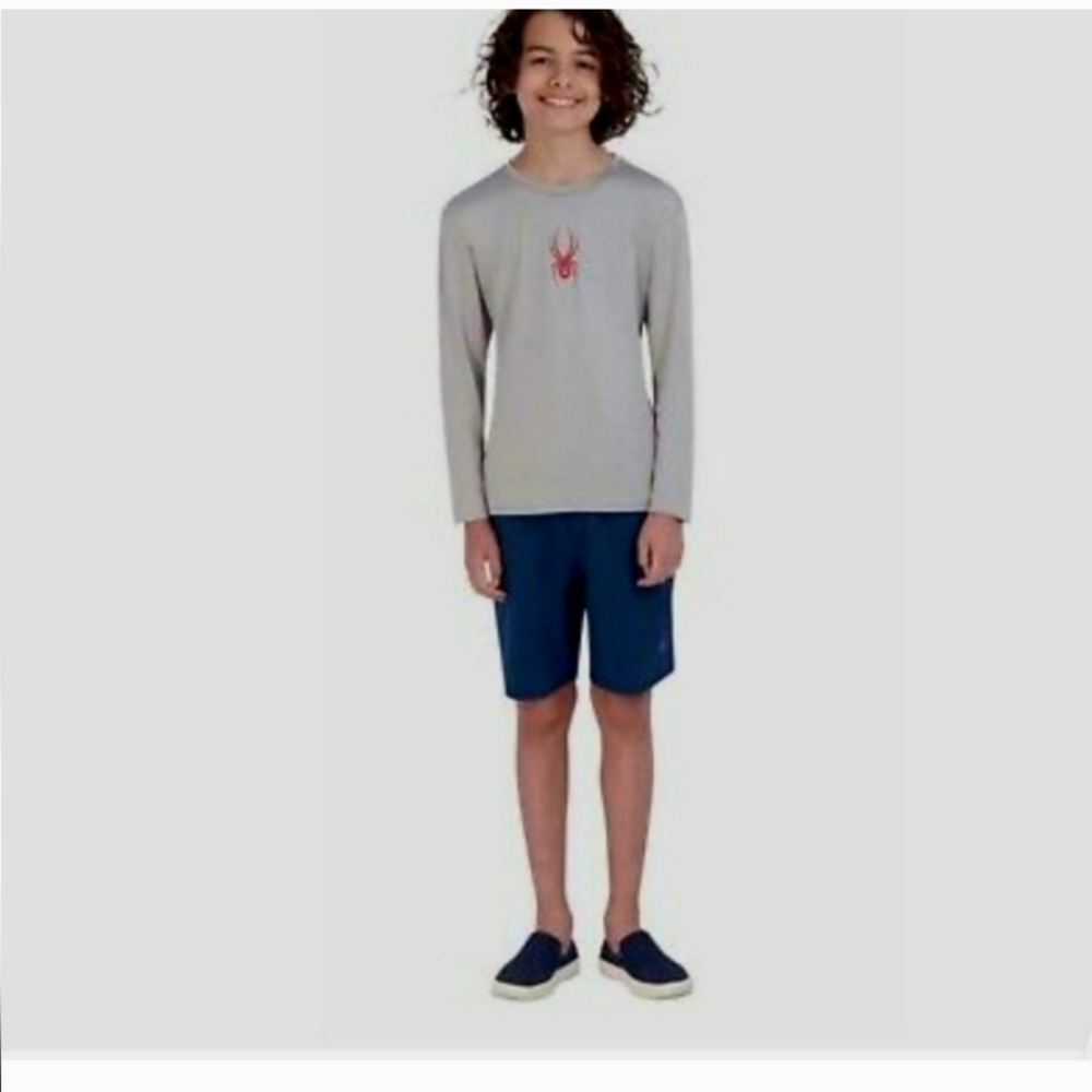 Spyder Boys 2-piece Long Sleeve Swim Set UPF 30+ Sun Protection new